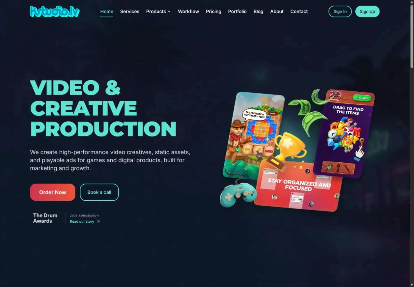 KStudio website preview