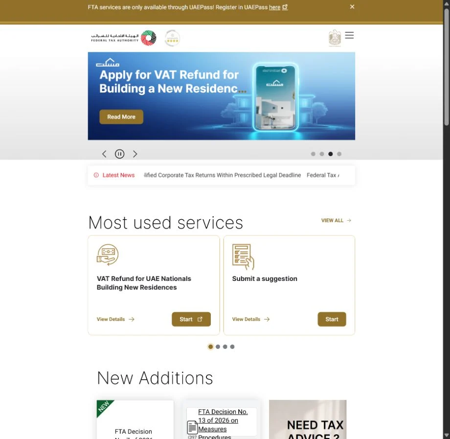 Current public website; previous-version project experience