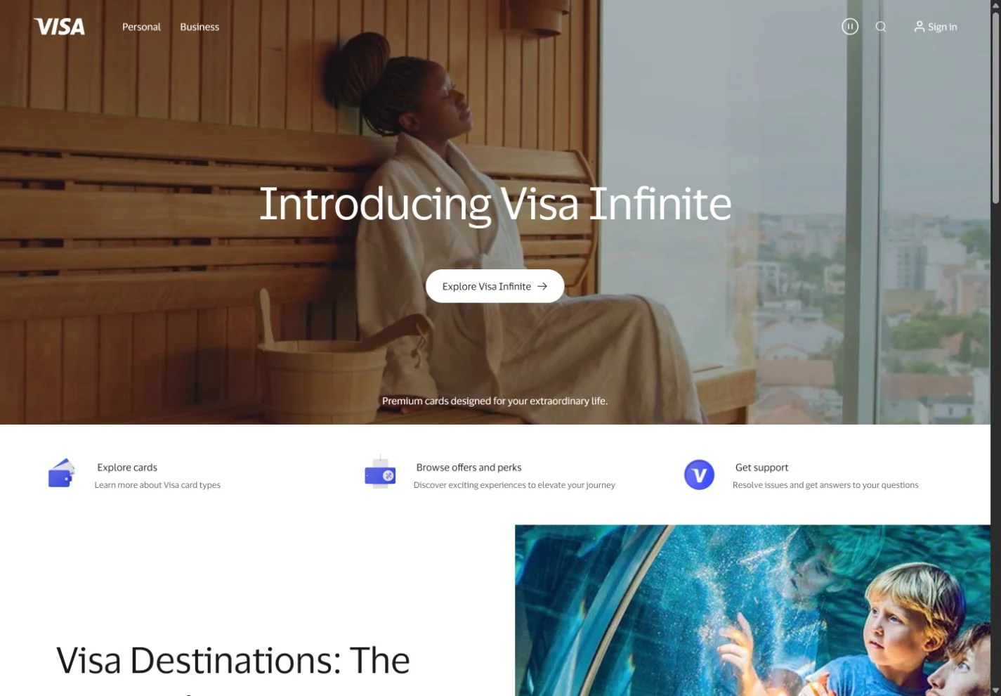 Current public website; previous-version project experience